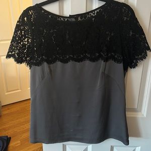 MILLY Silk and Lace top - Sz 10